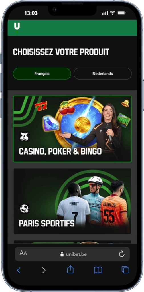 Unibet Casino en ligne Belgique